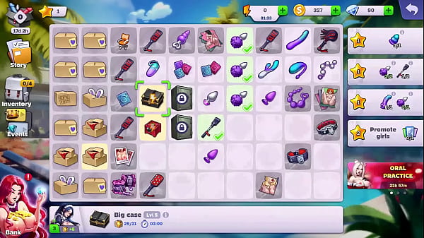 Horny villa game test & girl commentary 