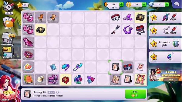 Horny villa game test & girl commentary 