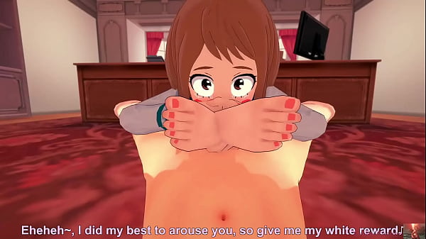 上司がうららかお茶子に捕まり、コイカツオフィスロールプレイで一生懸命サービスを受ける