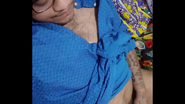 Play MP4 - Vaibhav Jerks Off His Fat Cock & Cums On His Bed Whilst Wearing A Blue Kurta