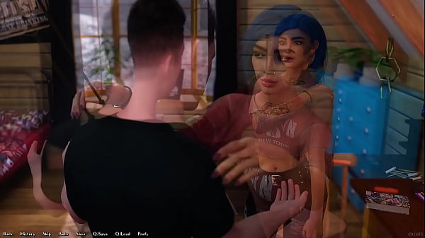 Being A Dik #205 - Talking To The Busty Pierced Blue Hair Grunge Girl About Our Feelings thumbnail