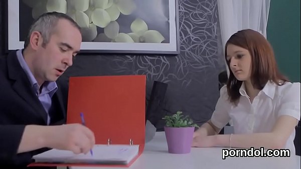 Lovable college girl was_seduced and pounded by senior_teacher