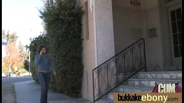 Ebony babe sucks_too manywhite cocks 3