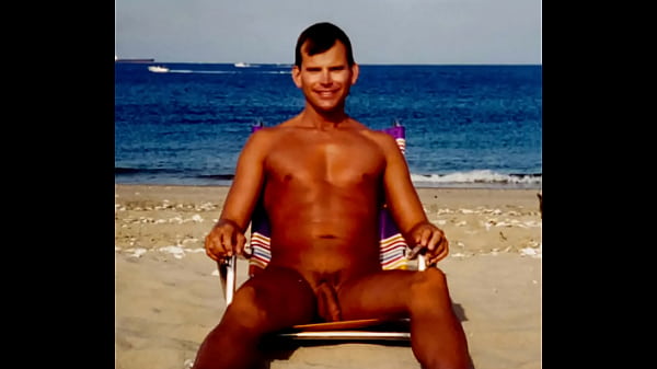 Vintage Naked in Public in Sandy Hook at Gateway National Recreation Area 