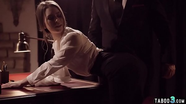 Naughty teensecretary spanked and fucked by_perv boss