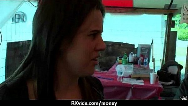 Desperate teen naked in public and fucks to pay rent 7 