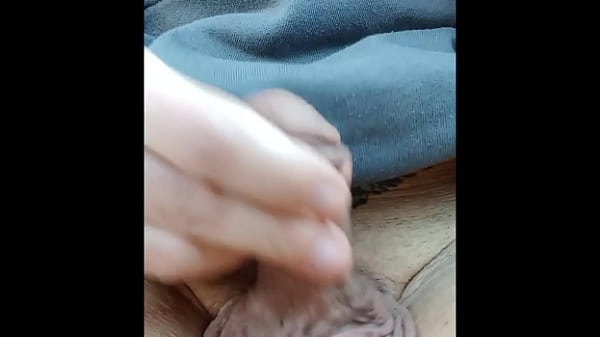 Handjob in car in parking lot, 