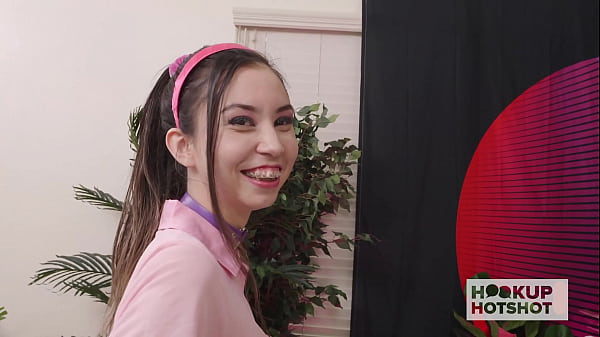 Tiny cutie pie amber angel is horny for some rough sex 