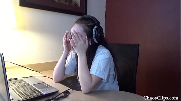 18 year old Lenna Lux_masturbating in_headphones