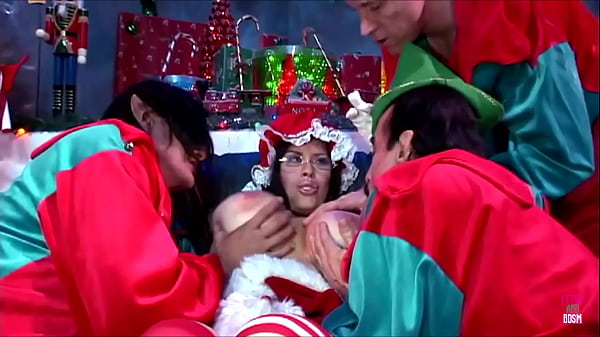 Double banged for a hot and wet christmas special