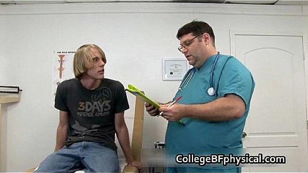Corey gets his cock examined and gets gay porn 