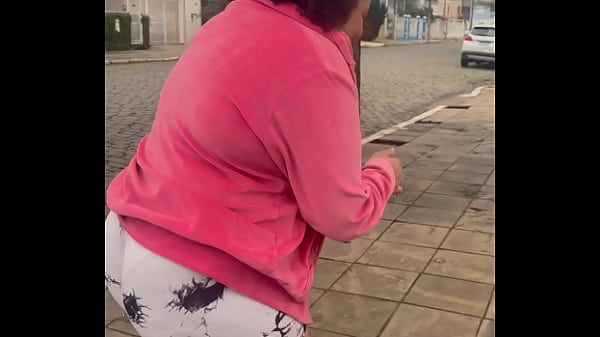 Chubby girl farting in public while walking &ndash; can&rsquo;t hold it