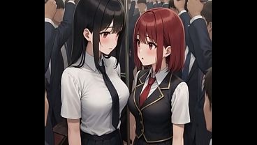 Touching core episode 3 7 minutes featuring lesbian red