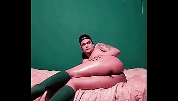 Cute young gay virgin showing off his big oiled-up ass Cute young gay virgin showing off his big oiled-up ass