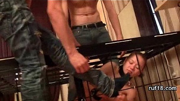 Horny dude takes control of her slave