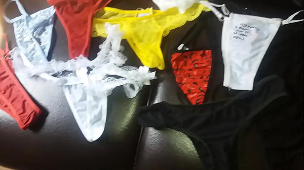 cole&ccedil;&atilde;o de lingerie da minha mulher 