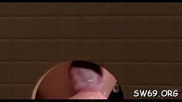 Girl s bawdy cleft filledwith slime