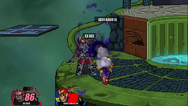 El mejor Capitan Falcon que hevisto peleando_contra 4DR1ANOR10