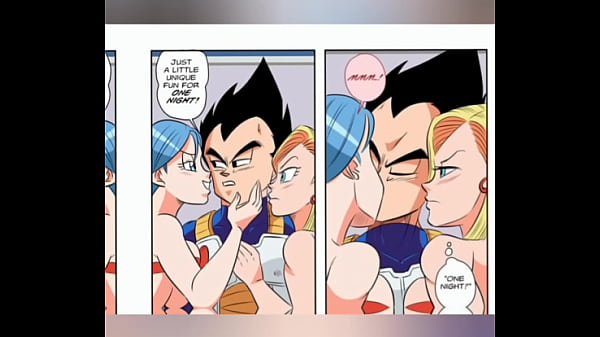 Vegeta con n&uacute;mero 18 y bulma edit 