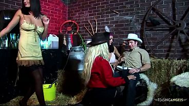 The way these horny busty milfs handle a super thick dick is worthy of respect the dick is so thick that they barely manage to swallow it yet they are quite comfortable when it slides inside 