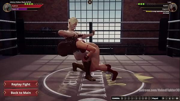 Johnny walker vs laea nf3d sexual mixed combat maledom battle 