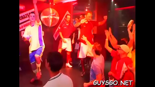 Homo orgy with hundred guys