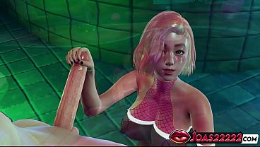 Hitomi With In Fishnet Body At The Pool - 3d Animation Featuring Blowjob & Handjob Cock Stimulation In Water, And Deepthroat Ending With Face Cum In Honey Select 2 thumbnail