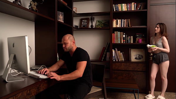 You're working too hard i brought whipped cream so you could lick it off me and fuck me right on the desktop 