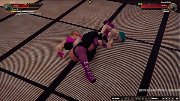 Remiel VS Bambi_Bimbo Naked Fighter 3D