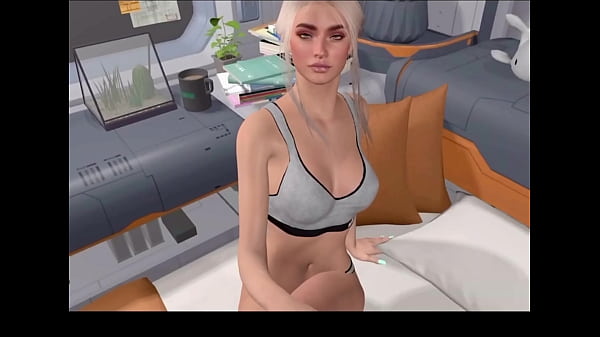 3D HQ_AI Breast Expansion Blonde Big tits SoloPOV w Sound added
