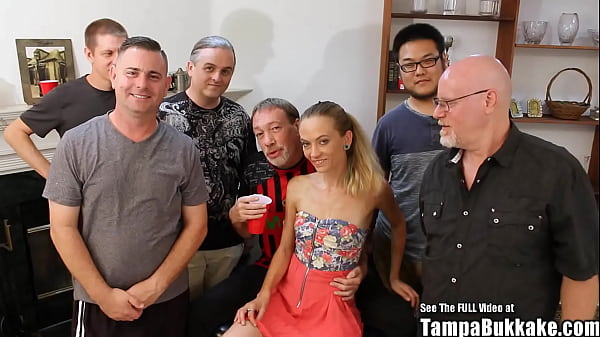 Tiny BlondeMichelle Honeywell Bukkake Party