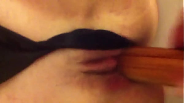 Wife_fucked with wooden bottle opener