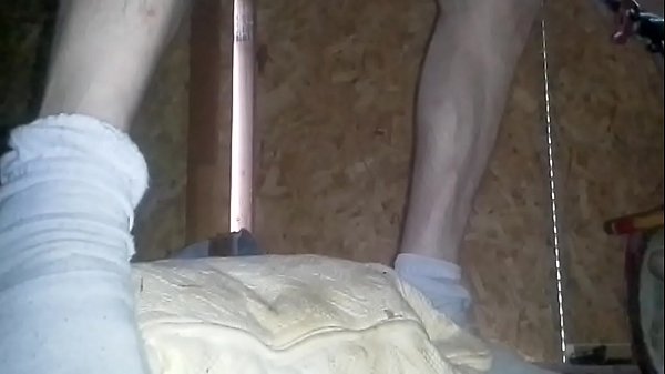 11 1/2 inches of dildo, pool stick and gas can in ass 