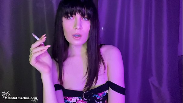 Hot Brunette Smokes_Cigarettes and Sexually Dancing