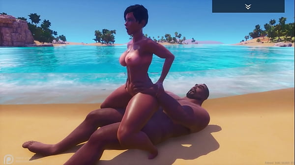 Wild Life- Big Ass BigTit Curvy White MILF (Jenny) fucks a Big Black Dick (Boi)_on the Beach