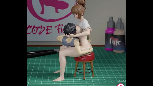 Anime figure breast feeding masturbation milf 