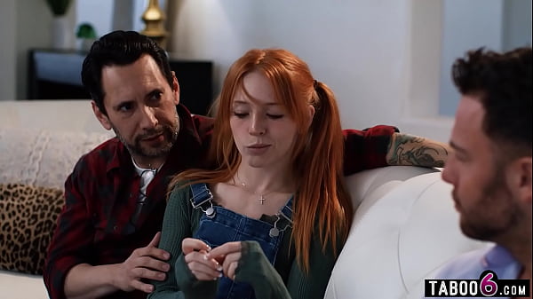 Young step daughter double fucked by government official and her step dad