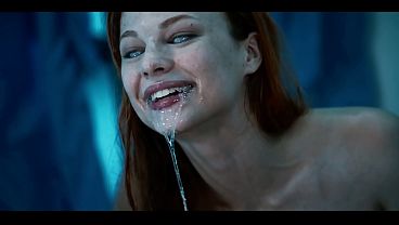 Mad scientist fucked by her lesbian frankenstein monster in parasited pussy eating possession