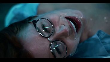 Mad scientist fucked by her lesbian frankenstein monster in parasited pussy eating possession