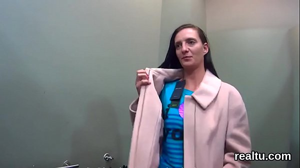 Beautiful czech chick gets teased in the mall and screwed in pov 