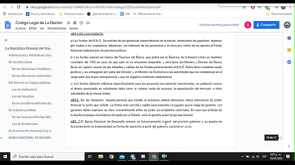 Codigo Legal de La Nacion - Ministerio de Educacion y Cultura