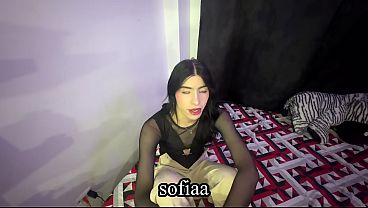 Trans girl shemale latina makes her debut riding cock Trans girl shemale latina makes her debut riding cock