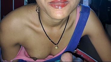 Bhabhi Blowjob on Throbbing Cock Hot Desi Oral