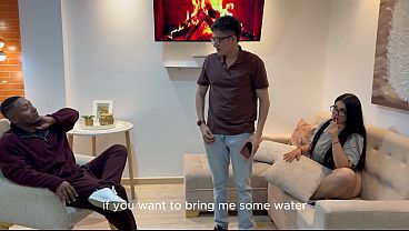 A Latino With A Massive Black Cock Sneaks Up Behind His Best Friend To Fuck His Naughty Girlfriend In Her Tight Pussy. Movie thumbnail