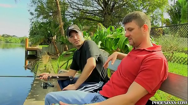 Hardcore anal slamming after fishing 