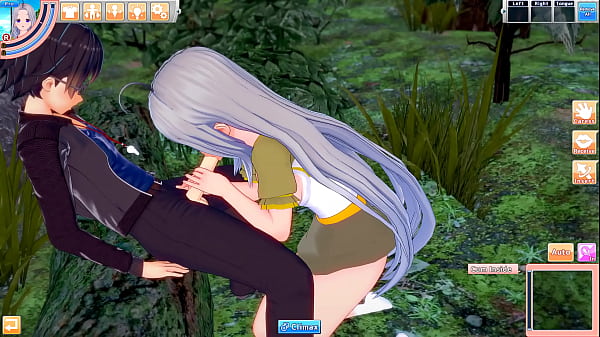 Hentai sorceress ellie fucks outdoors 