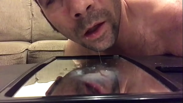 Just eating some cum