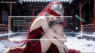 Nonton The Beautiful Woman With White Hair And Red Eye Mask Might Be The Ideal Beauty You Have Imagined In Your Heart, Episode Two Ai-generated thumbnail