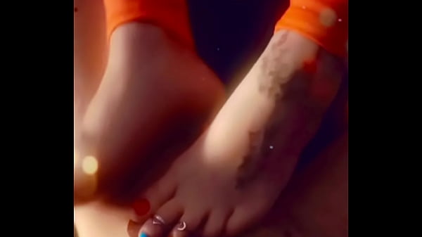 Prettyfeetelite barefoot goddess twinkletoes handjob and footjob ignoring husband while on the phone with lover with slo mo cumshot 