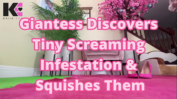 Nonton Giantess Discovers Tiny Screaming Infestation & Squishes Them thumbnail